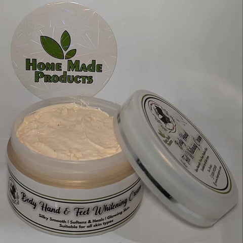 Body Whitening Cream - Saffron-Free Formula for Radiant Skin on Hands, Feet, and Body