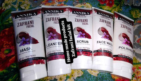 Zafrani Facial Kit 200ml - Skin Brightening and Glowing Treatment for Radiant Skin